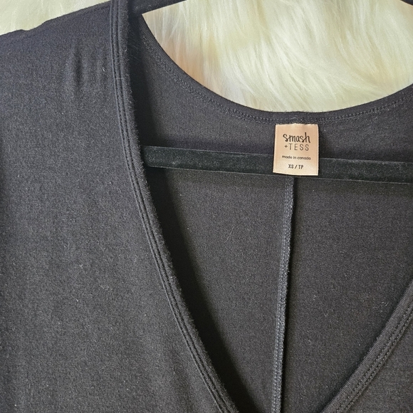 Smash + Tess Classic Black V-Neck Jumpsuit - Picture 8 of 9